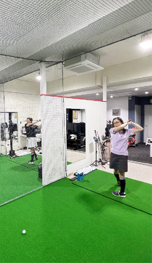 TSPGAツアープレーヤー竹山泰典が教える インドアゴルフスタジオ